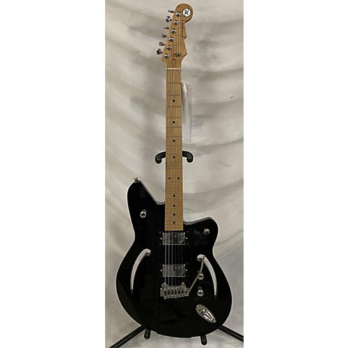 Reverend Airsonic Hollow Body Electric Guitar Black