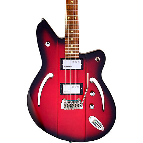 Reverend Airsonic W Roasted Pao Ferro Fingerboard Electric Guitar Metallic Red Burst