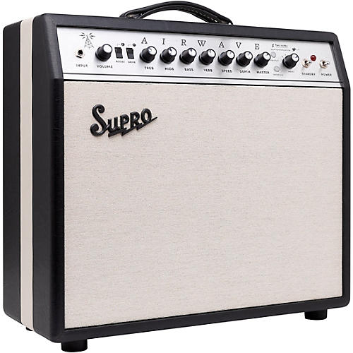 Supro Airwave 1x12 25W Tube Guitar Combo Amp Condition 1 - Mint Black