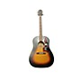 Used Epiphone Aj45me/vss Acoustic Electric Guitar 2 Tone Sunburst