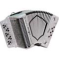 Alacran Accordion with case and straps White Fa/FBE Condition 2 - Blemished White, Sol/GCF 197881187217Condition 1 - Mint White E/A/D