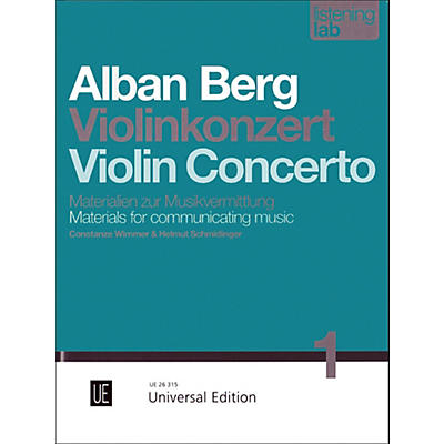Carl Fischer Alban Berg: Violin Concerto Study