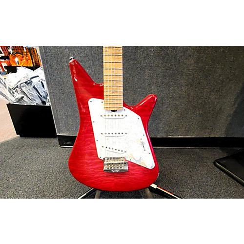 Ernie Ball Music Man Albert Lee Signature Custom Solid Body Electric Guitar trans red burst