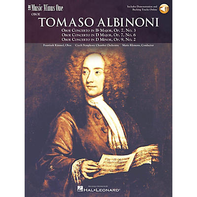 Music Minus One Albinoni - Oboe Concerti B-flat Op 7 No 3 D Maj Op 7 No 6 D Min Op 9 No 2 Music Minus One BK/CD by Kimmel