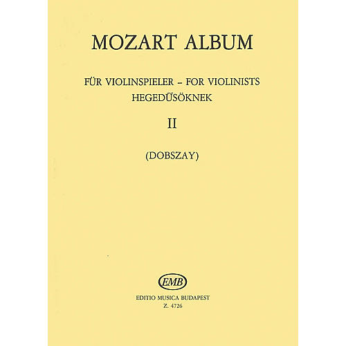 Album for Violin - Volume 2: Duos EMB Series Composed by Wolfgang Amadeus Mozart