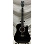Used Esteban Alc-200 Acoustic Guitar Black