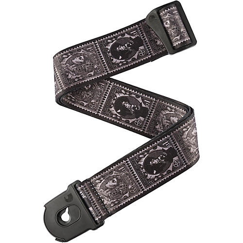 D'Addario Planet Waves Alchemy Planet Lock Straps Black and White 2 in.