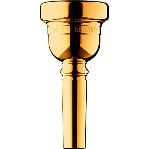 Laskey Alessi Symphony Signature Series Large Shank Trombone Mouthpiece in Gold 55