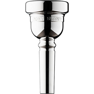 Laskey Alessi Symphony Signature Series Large Shank Trombone Mouthpiece in Silver