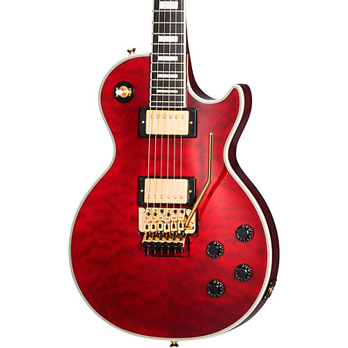 Epiphone Alex Lifeson Les Paul Custom Axcess Electric Guitar Condition 1 - Mint Ruby