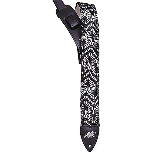 Alexis Lace Leather Guitar Strap