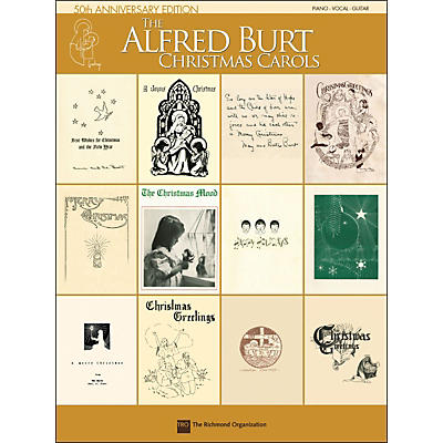 Hal Leonard Alfred Burt Christmas Carols 50th Anniversary Edition arranged for piano, vocal, and guitar (P/V/G)