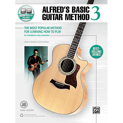 Alfred's Basic Guitar Method 3 Book & Online Audio (Third Edition)