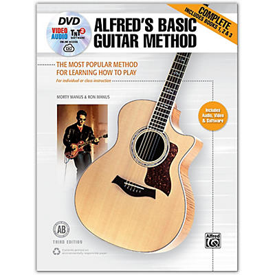 Alfred Alfred's Basic Guitar Method, Complete Book, DVD & Online Audio, Video & Software  Revised