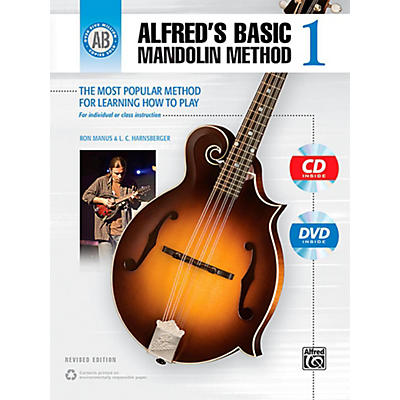 Alfred Alfred's Basic Mandolin Method 1 (Revised) Book, CD & DVD