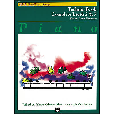 Alfred Alfred's Basic Piano Course Technique Book Complete 2 & 3