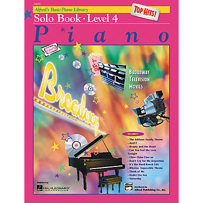 Alfred Alfred's Basic Piano Course Top Hits! Solo Book 4