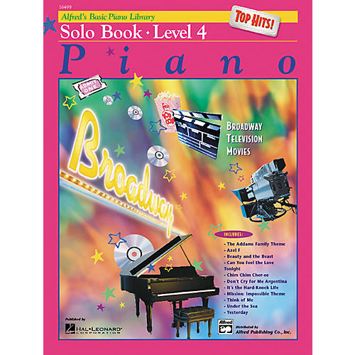 Alfred Alfred's Basic Piano Course Top Hits! Solo Book 4