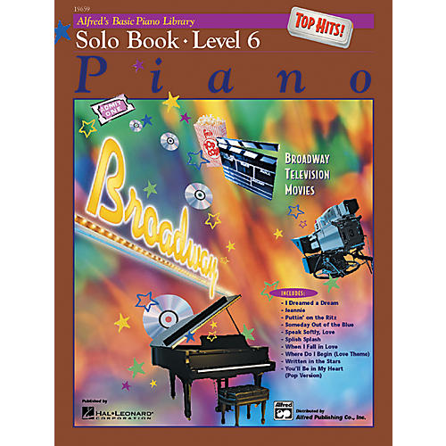 Alfred's Basic Piano Course Top Hits! Solo Book 6