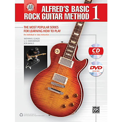 Alfred Alfred's Basic Rock Guitar Method 1 (Book/CD/DVD)