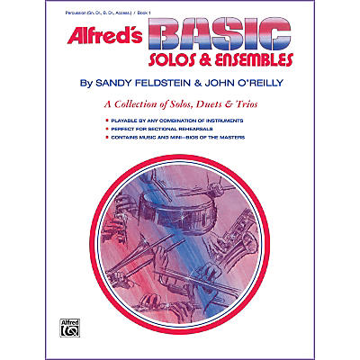 Alfred Alfred's Basic Solos and Ensembles Book 1 Percussion Snare Drum Bass Drum & Accessories