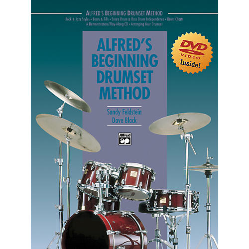 Alfred's Beginning Drumset Method Book & DVD in Sleeve
