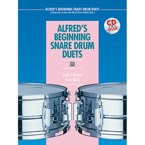 Alfred's Beginning Snare Drum Duets Book & CD