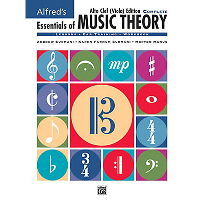 Alfred Alfred's Essentials of Music Theory: Complete Alto Clef, Viola Edition Comb Bound Book