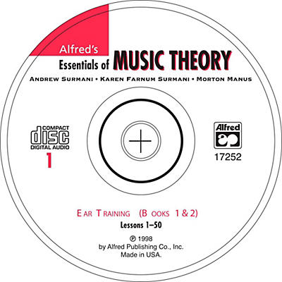 Alfred Alfred's Essentials of Music Theory Ear Training CD 1, Books 1 & 2