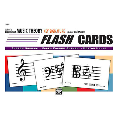 Alfred Alfred's Essentials of Music Theory: Flash Cards - Key Signatures