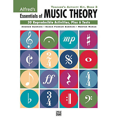 Alfred Alfred's Essentials of Music Theory: Teacher's Activity Kit, Book 3