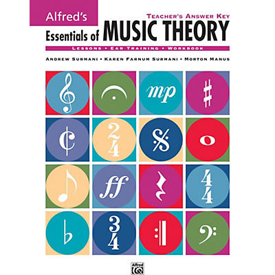 Alfred Alfred's Essentials of Music Theory: Teacher's Answer Key Book & Ear Training Audio