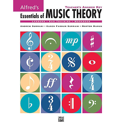 Alfred Alfred's Essentials of Music Theory: Teacher's Answer Key Book & Ear Training Audio