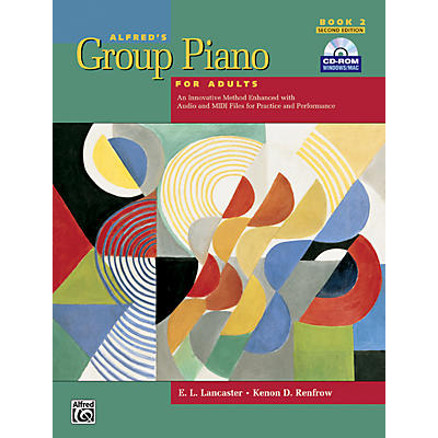 Alfred Alfred's Group Piano for Adults Student Book 2 (2nd Edition) Book 2 with CD-ROM
