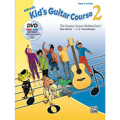Alfred Alfred's Kid's Guitar Course 2 Book DVD & Online Audio Video & Software Beginner