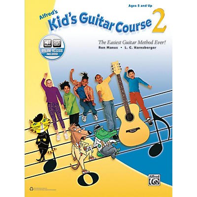 Alfred Alfred's Kid's Guitar Course 2 Book & Online Audio Beginner