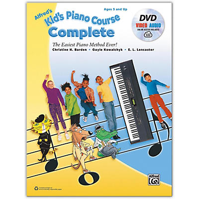 Alfred Alfred's Kid's Piano Course Complete (Book/Online Audio/Video)