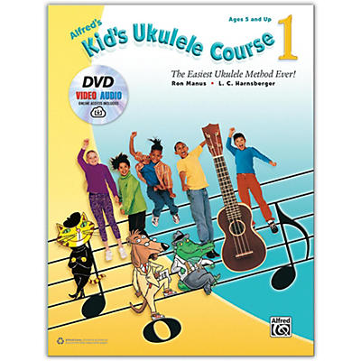 Alfred Alfred's Kid's Ukulele Course 1 - Book, DVD & Online Audio & Video