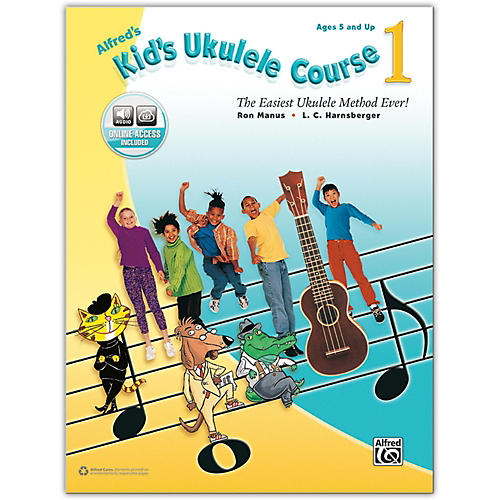 Alfred Alfred's Kid's Ukulele Course 1 - Book & Online Audio