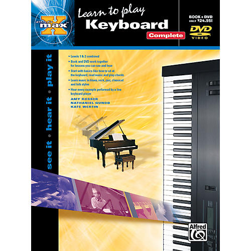 Alfred's MAX Keyboard Complete Book & DVD in Sleeve