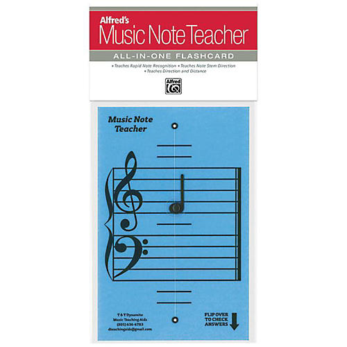 Alfred's Music Note Teacher All-In-One Flashcard Blue