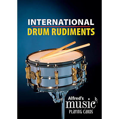 Alfred Alfred's Music Playing Cards: International Drum Rudiments - Card Deck (1 Pack)