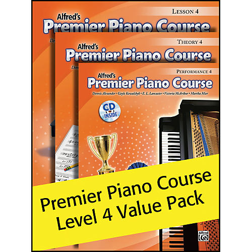 Alfred's Premier Piano Course 4 Value Pack