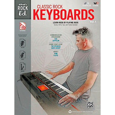 Alfred Alfred's Rock Ed.: Classic Rock Keyboards Vol. 1 Book & CD-ROM