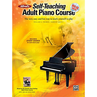 Alfred Alfred's Self-Teaching Adult Piano Course Book, CD & DVD