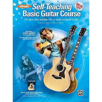 Alfred Alfred's Self-Teaching Basic Guitar Course Book, CD & DVD