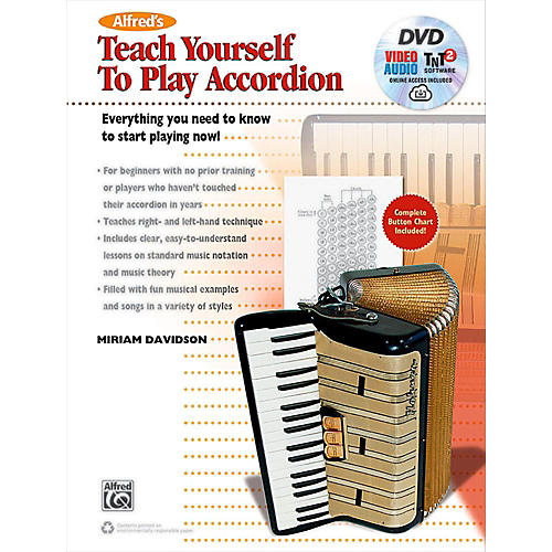 Alfred's Teach Yourself to Play Accordion: Book, DVD & Online Audio, Video & Software