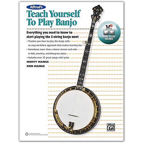 Alfred Alfred's Teach Yourself to Play Banjo Book, With Online Audio and Video