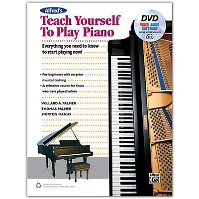 Alfred Alfred's Teach Yourself to Play Piano - Book, DVD & Online Audio, Video & Software