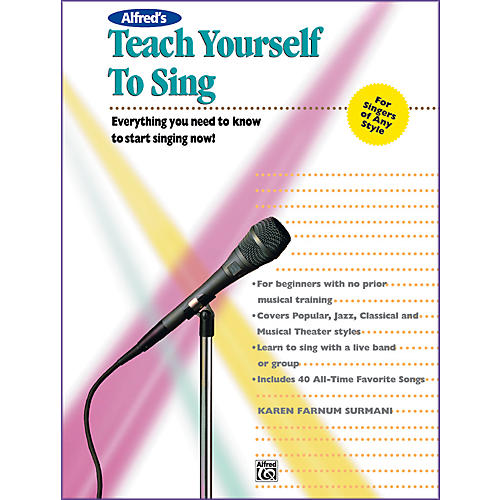Alfred's Teach Yourself to Sing Book & Enhanced CD